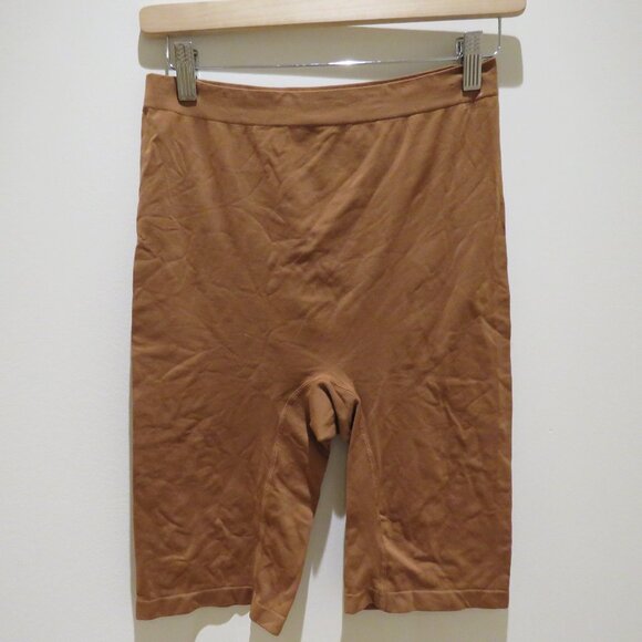 THIGHSOCIETY The Staple Anti Chafing Underwear Shape Shorts in Cocoa - XL / 2XL - Picture 2 of 11